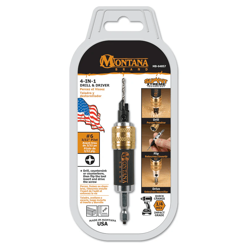 AVELLANADOR Y ATORNILLADOR MODULAR COMPACTO 4 EN 1 AMERICANO MONTANA/ MB-648613