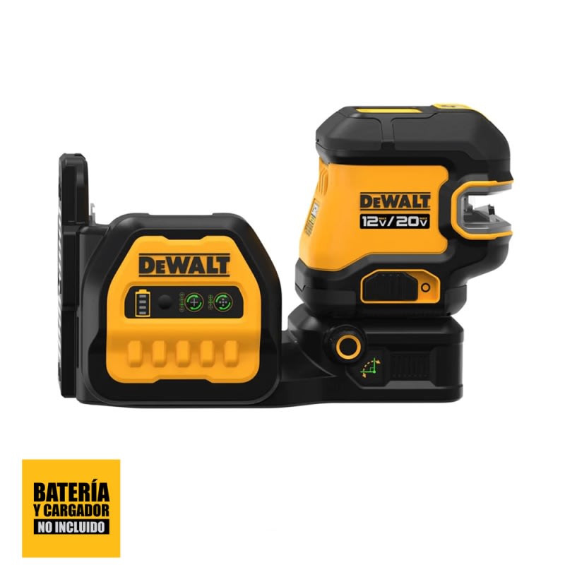 Nivel Láser Combinado 20V Max Luz Verde 30 Mts Baretool Dewalt DCLE34520GB4