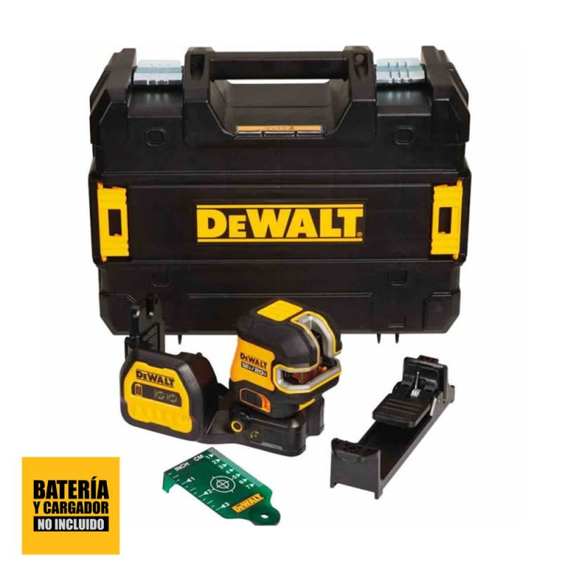 Nivel Láser Combinado 20V Max Luz Verde 30 Mts Baretool Dewalt DCLE34520GB5