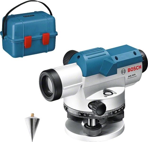 NIVEL ÓPTICO CON AUMENTO DE HASTA 26X BOSCH GOL 26 D3