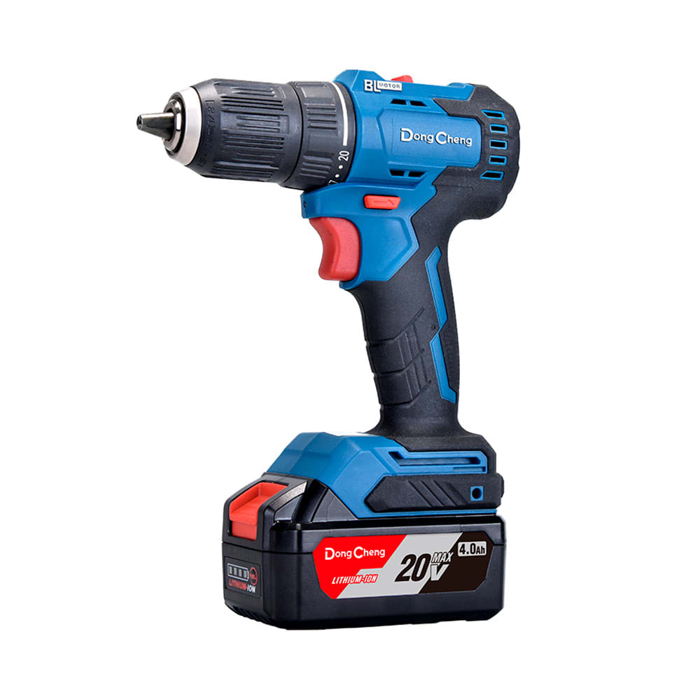 TALADRO PERCUTOR INALAMBRICO 20V 4AH BL DONG CHENG1