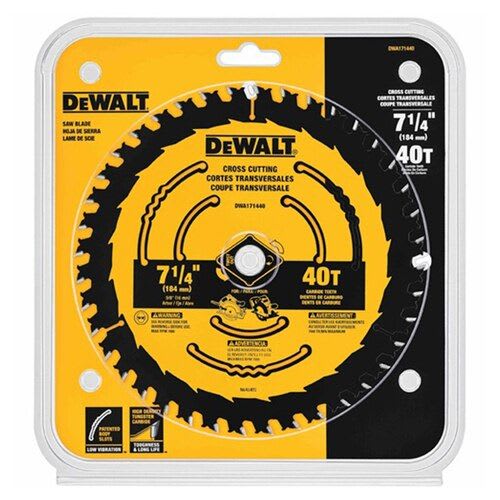 Disco para Sierra Circular 7-1/4” x 40D – DWA1714402