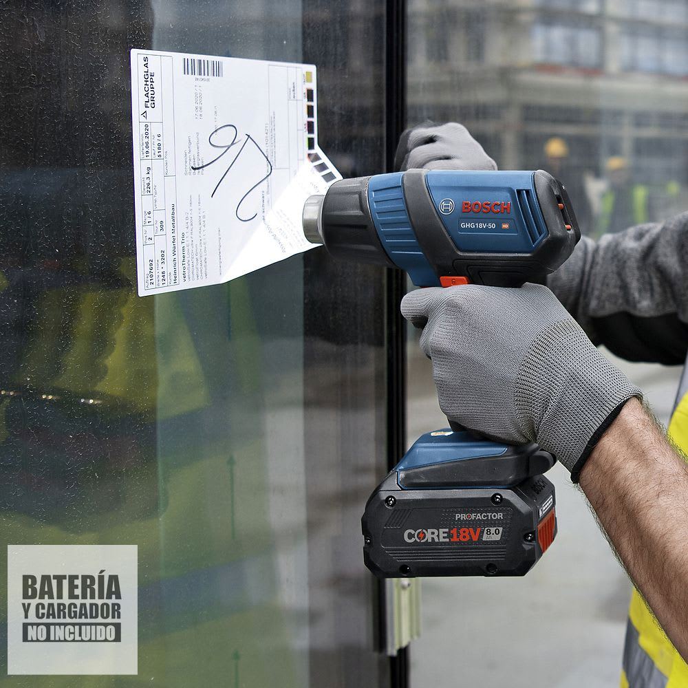 PISTOLA DE CALOR 18V 500 °C BARETOOL BOSCH / GHG 18V-502