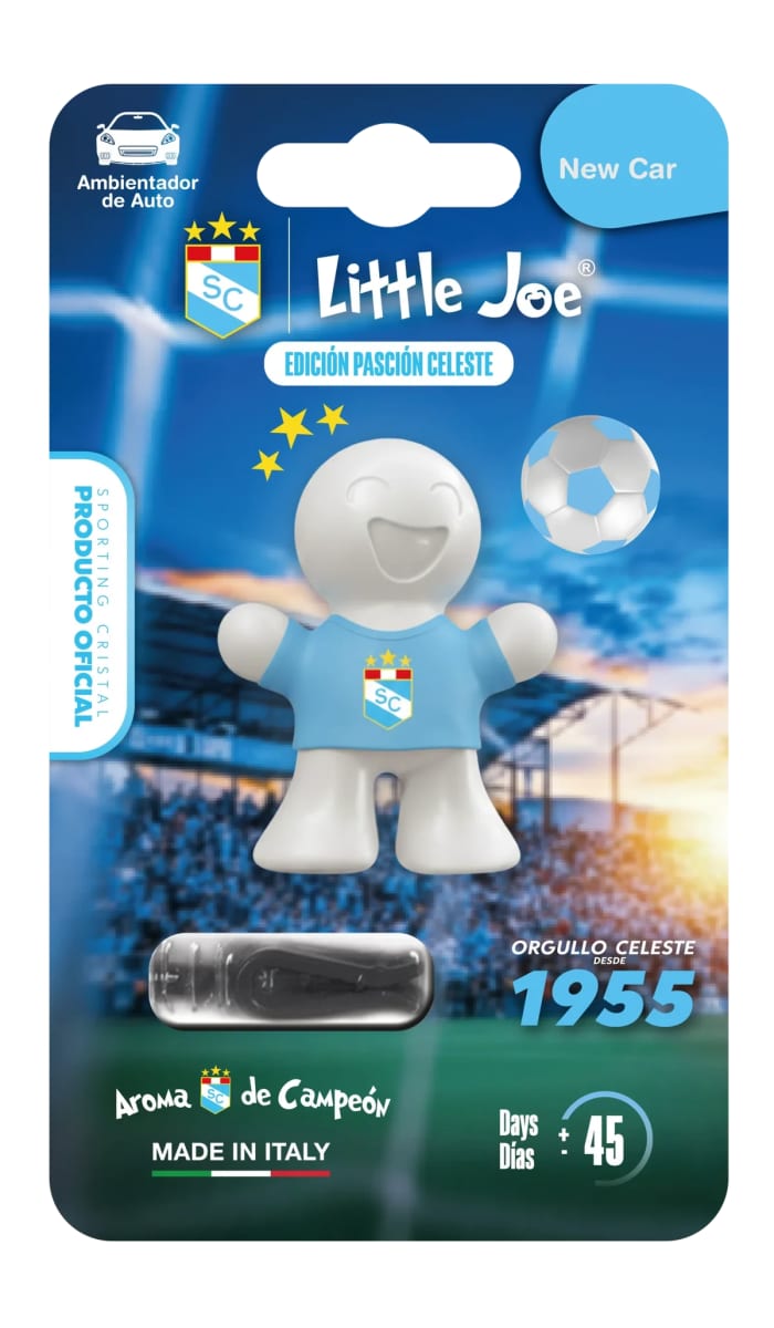 AROMATIZANTE PARA AUTO EDICION PASCION CELESTE NEW CAR LITTLE JOE / LJ0461