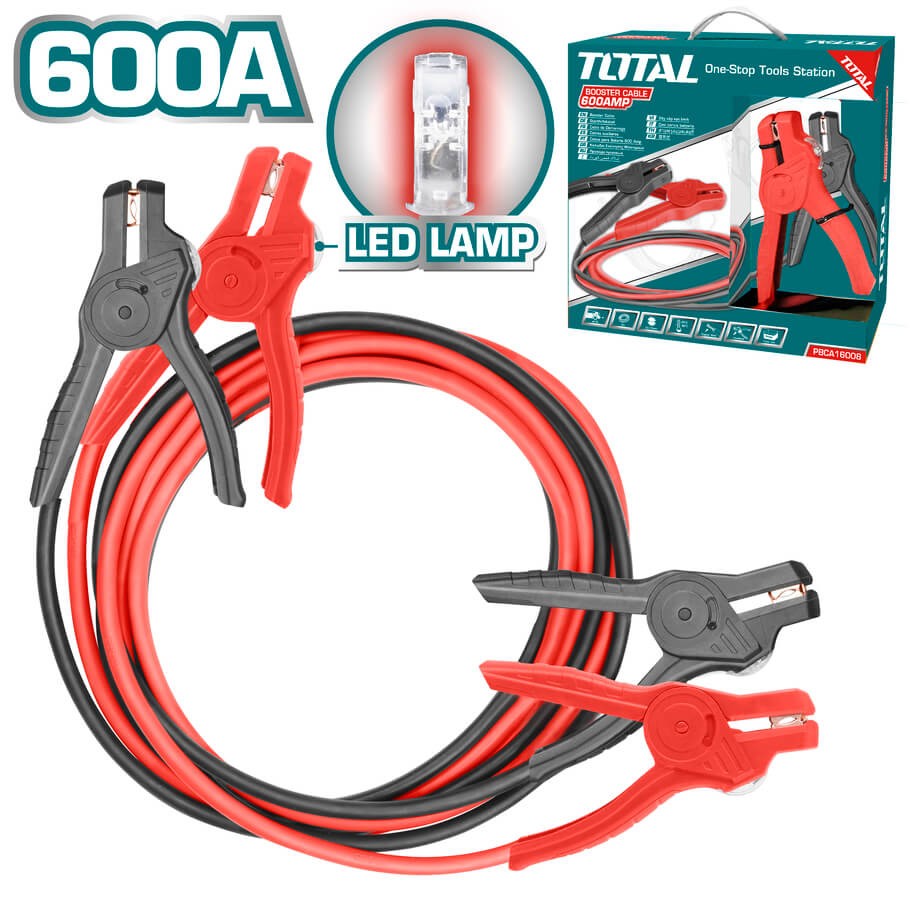 CABLE BOOSTER TOTAL 3m CON LÁMPARA LED (PBCA16008L)1