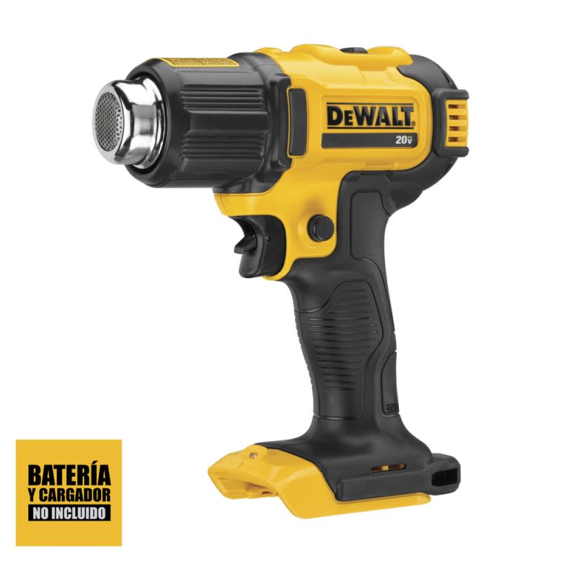 PISTOLA CALOR DECAPADOR 20 V 990 °F BARETOOL (SIN BATERIAS/SIN CARGADOR) DEWALT DCE530B4