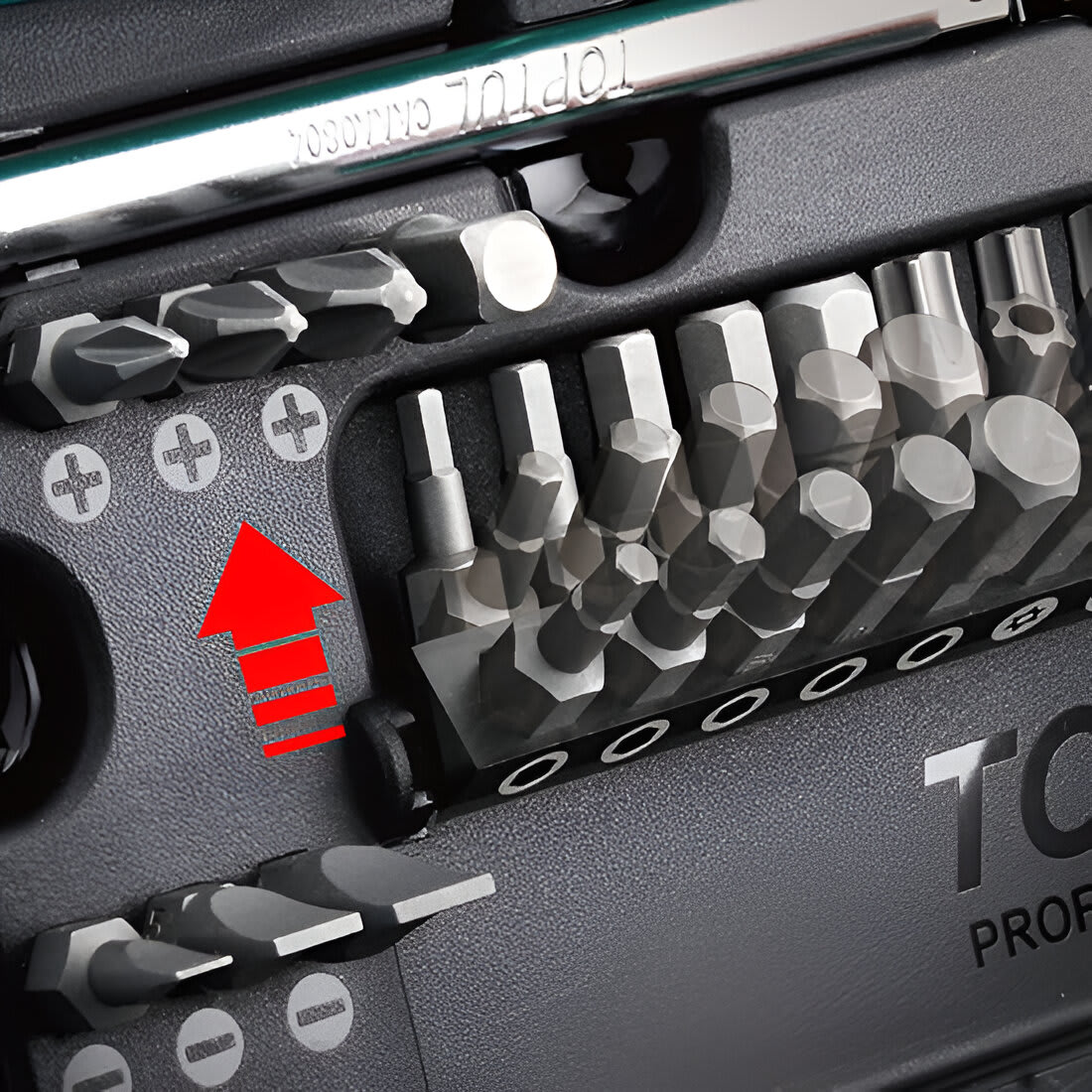 JUEGO DE DADOS HEXAGONAL Y PUNTAS 1/4