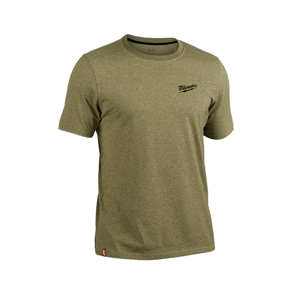 Polo de trabajo híbrida de manga corta para hombre - verde/ 603GN-L1