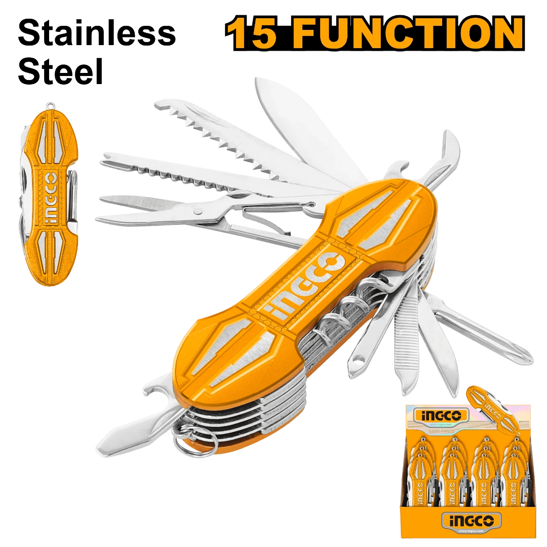 CUCHILLAS 15 FUNCIONES METALICO INGCO / HMFK81581