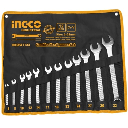 JUEGO DE 12 LLAVES COMBINADAS 6-32MM HKSPA1143 INGCO1