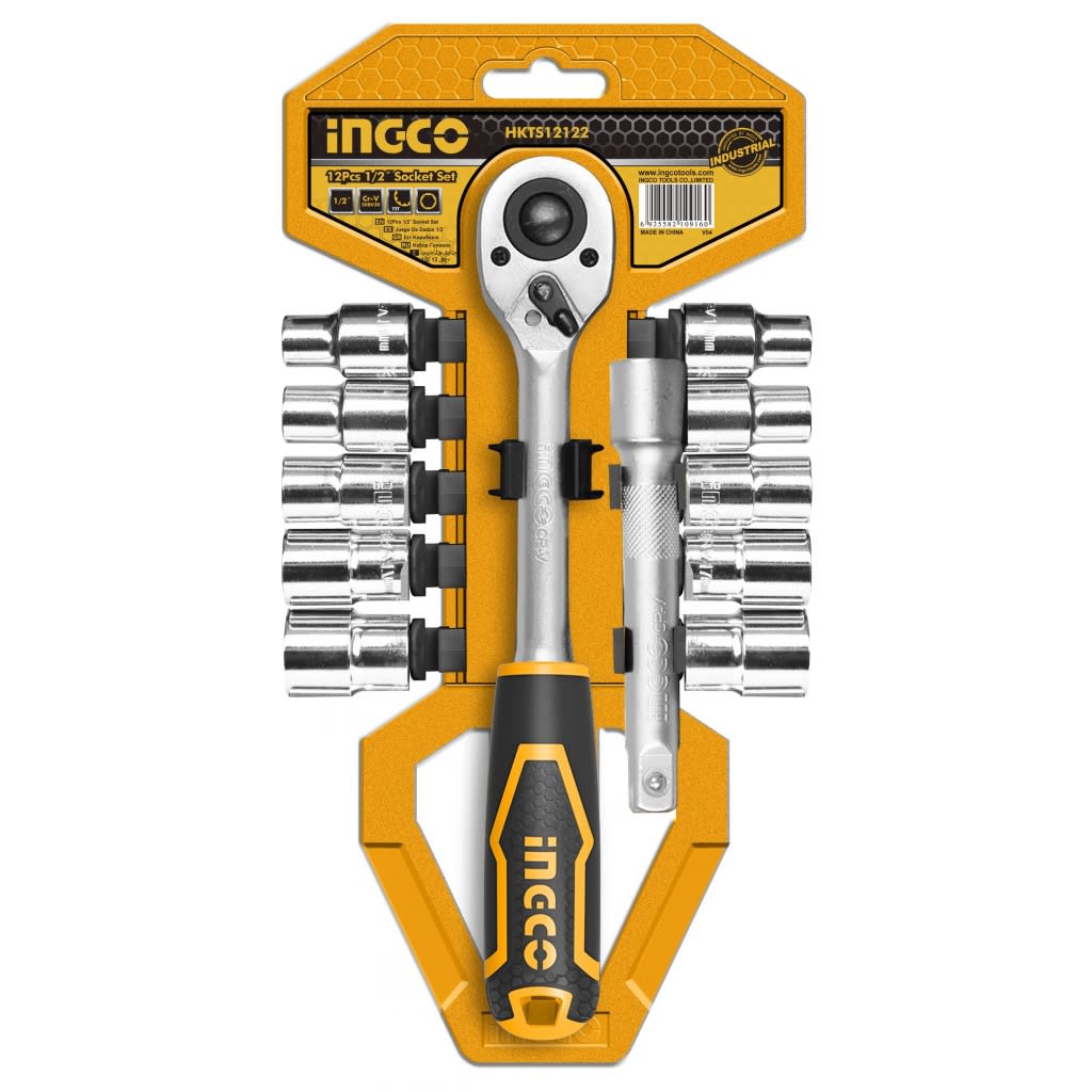 JUEGO 12 DADOS TUBO LLAVE CRIQUE 1/2