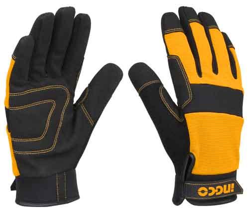 GUANTES MECANICO MICROFIBRA XL INGCO HGMG01-XL1