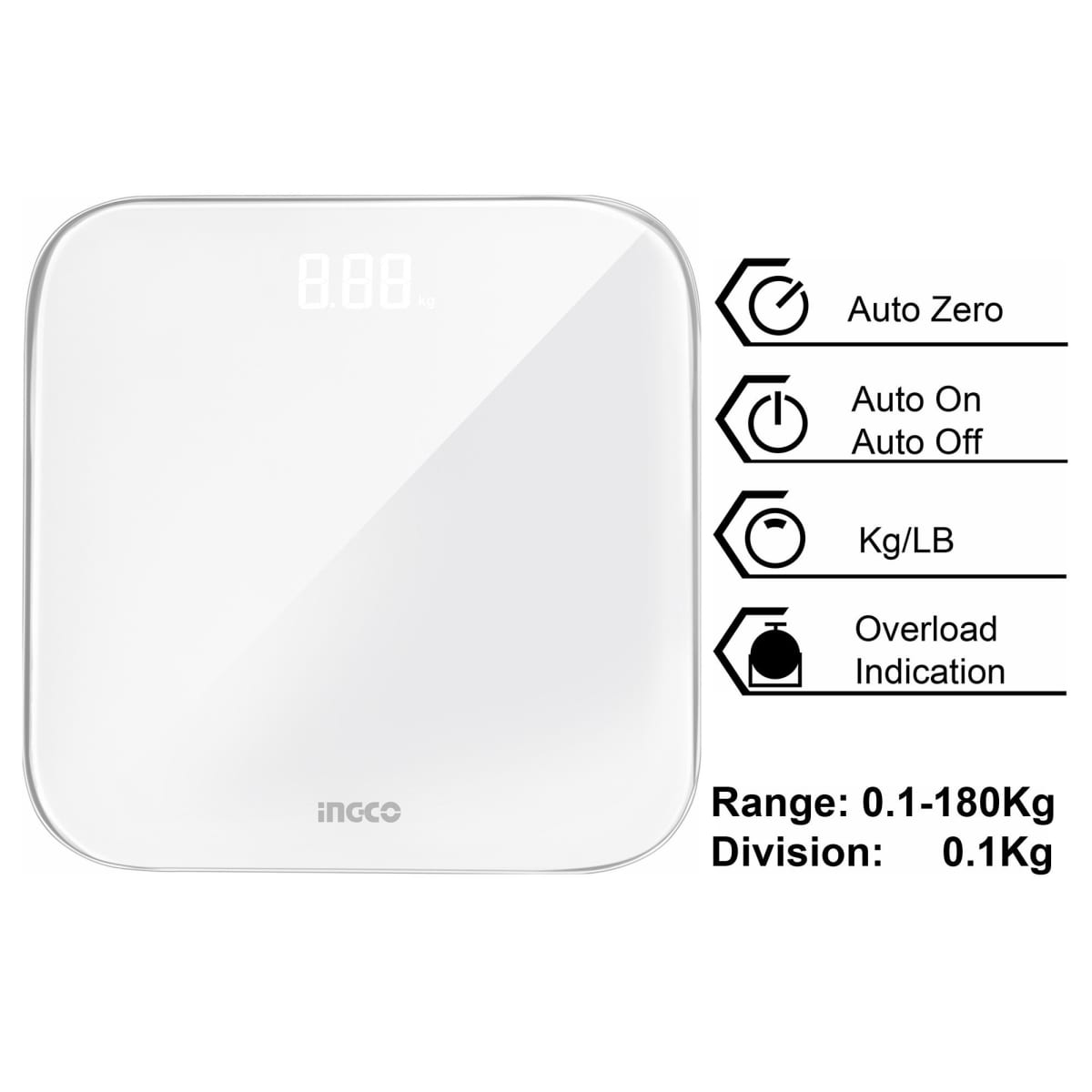 BALANZA 180KG DIGITAL INGCO / HESA418021