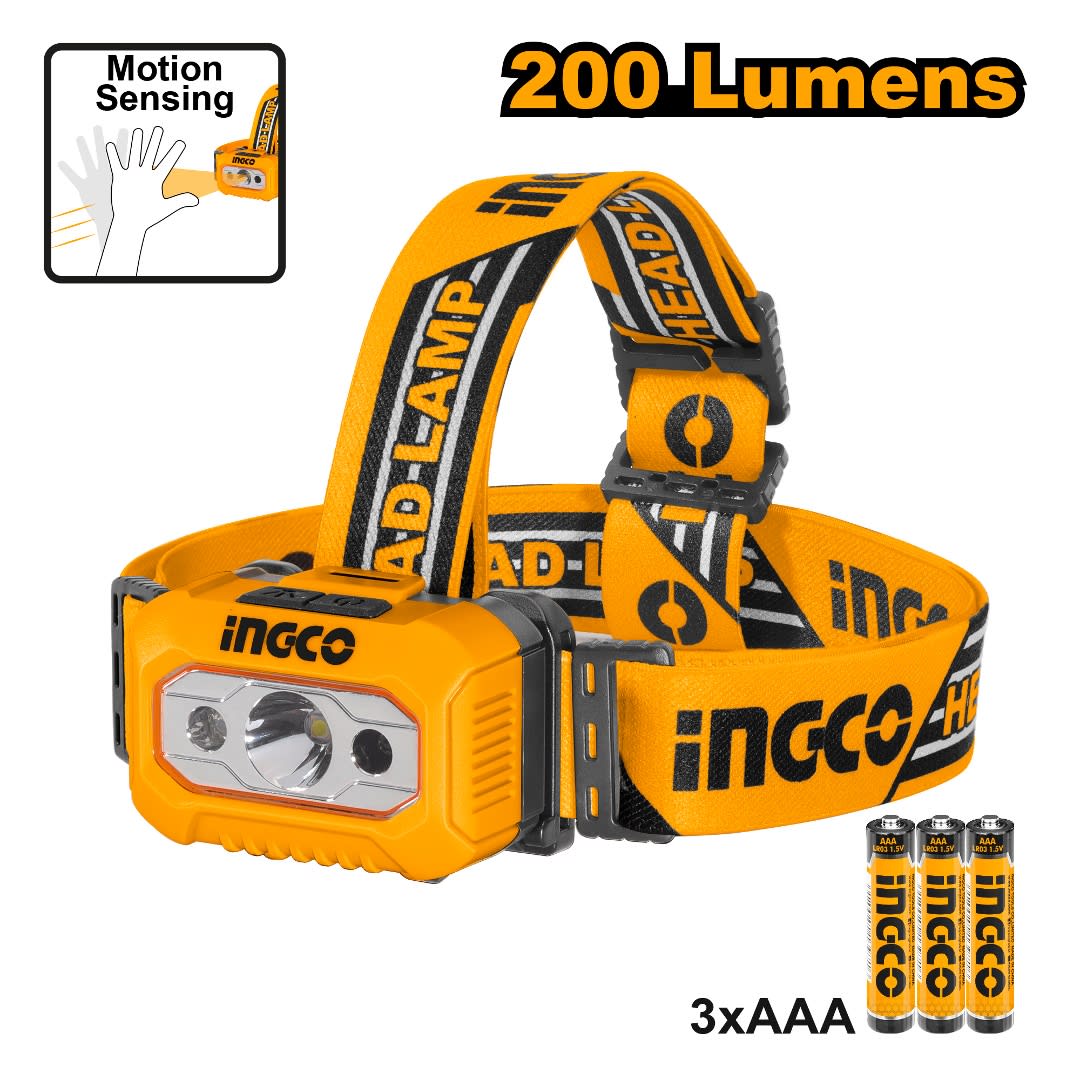 LINTERNA DE CABEZA MINERO LED 200 VOLUMENES - 	HHL013AAA81