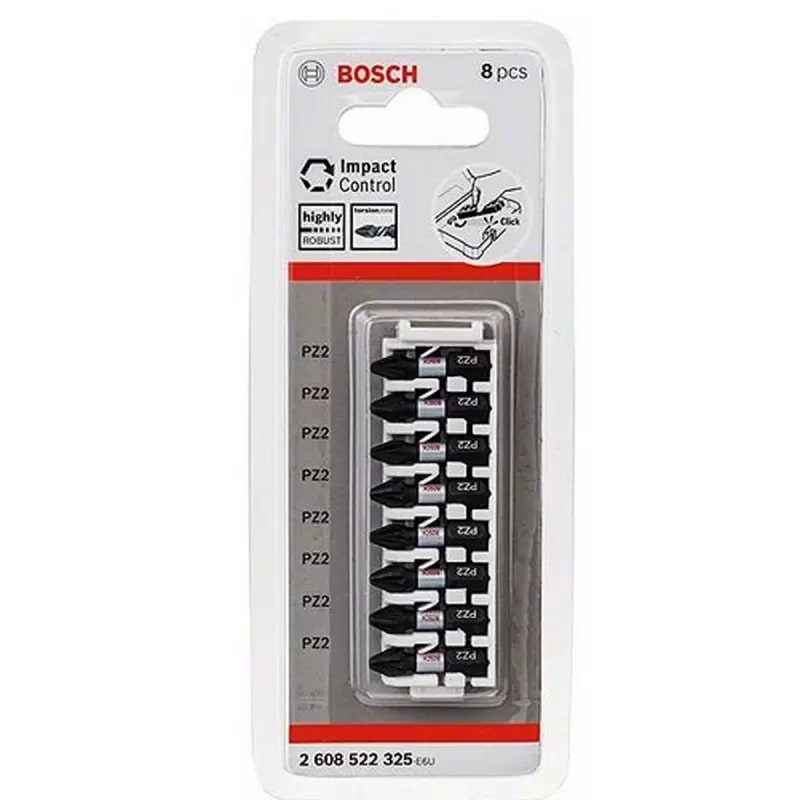 PUNTA POZIDRIV 2X25MM 8UNID IMPACT CONTROL BOSCH3