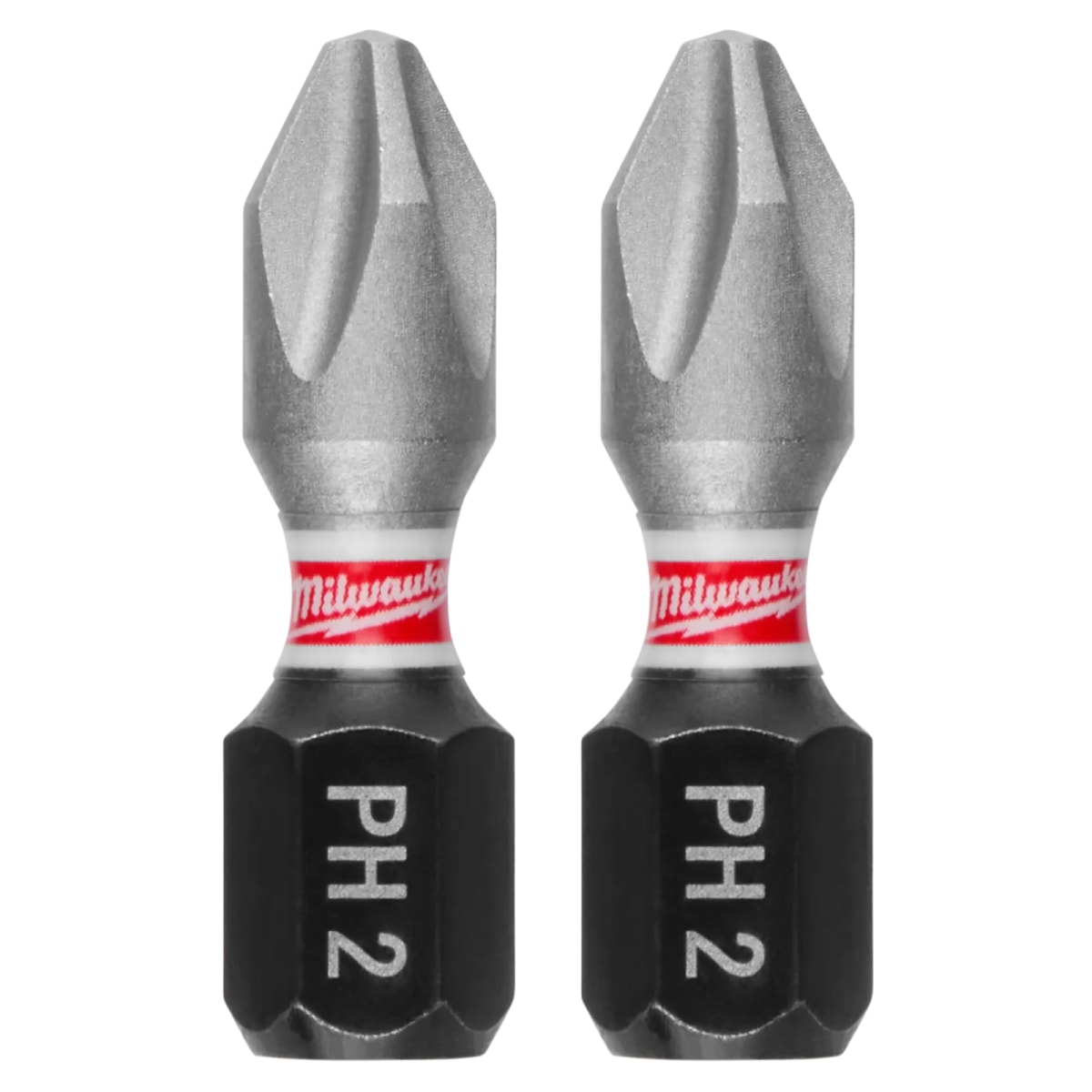 PUNTAS PHILLIPS PH2 MILWAUKEE SHOCKWAVE DE 1