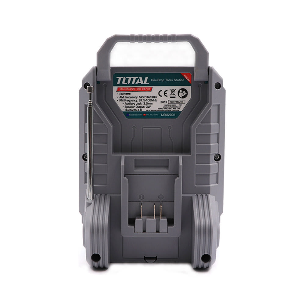RADIO PARLANTE BLUETOOTH 4.0 20V INALAMBRICO TOTAL3
