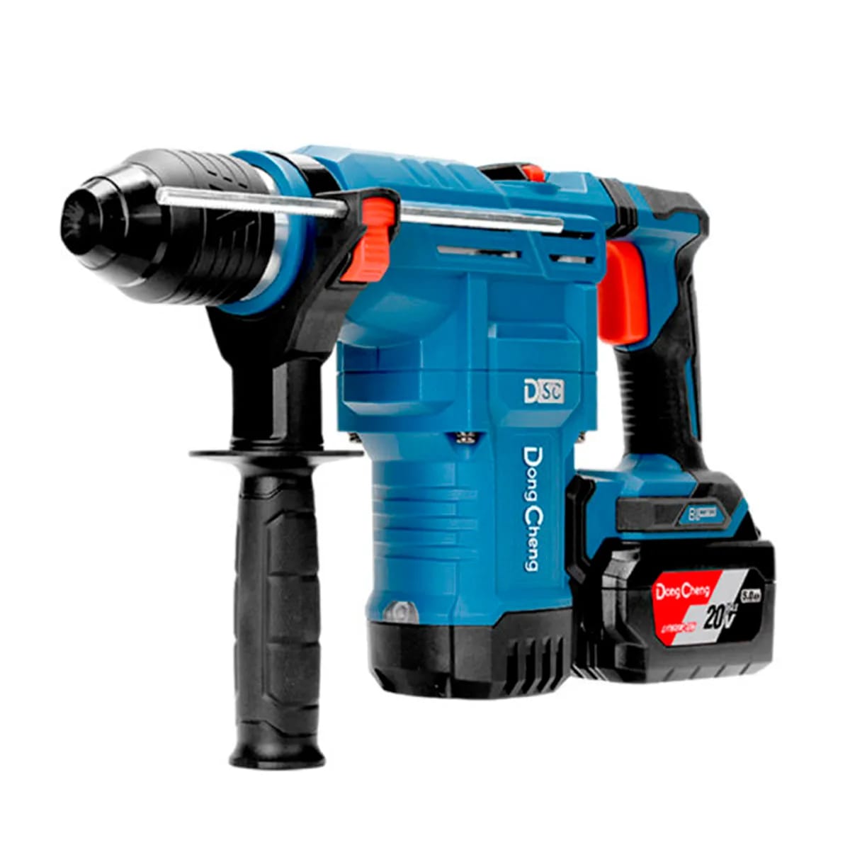 COMBO ROTOMARTILLO SDS PLUS 3.5J + AMOLADORA 5” 3 VELOCIDADES HOMBRE MUERTO DONGCHENG/ DCKIT59.02FK3