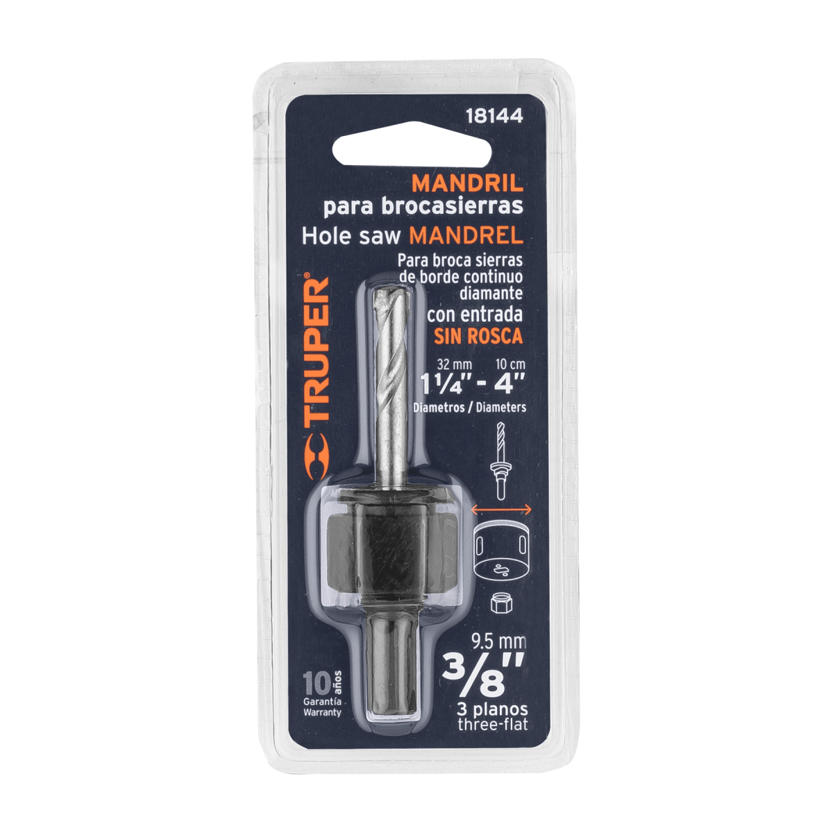 MANDRIL PARA BROCASIERRA 1 1/4