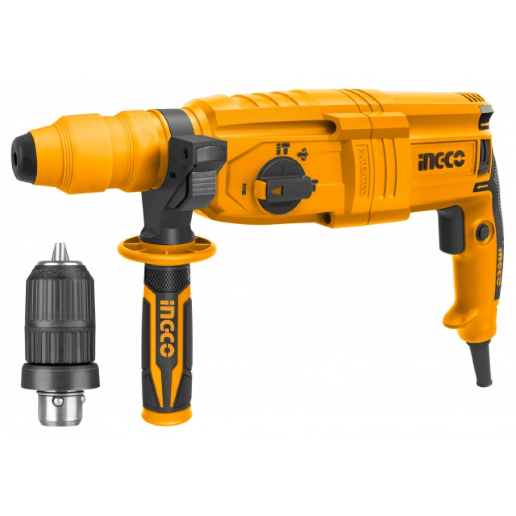 ROTOMARTILLO SDS PLUS INGCO RGH9028-2 800W 0-1200RPM 2.5 JOULE INCLUYE CHUCK ADAPTADOR1