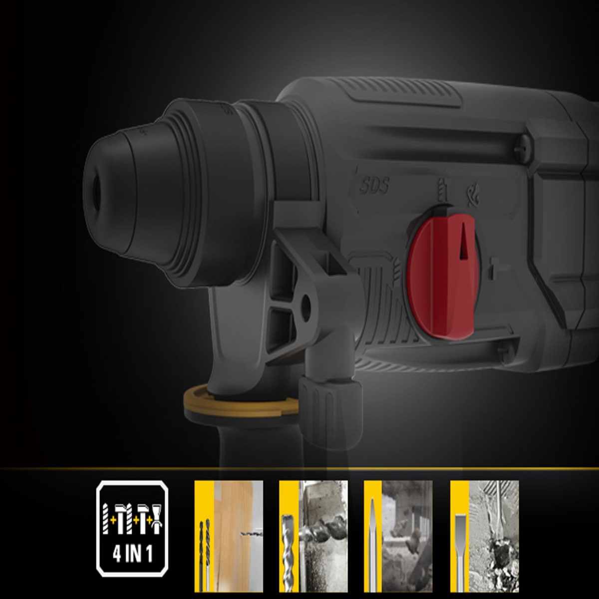 ROTOMARTILLO SDS PLUS 800W 2KG DX26 CATERPILLAR2