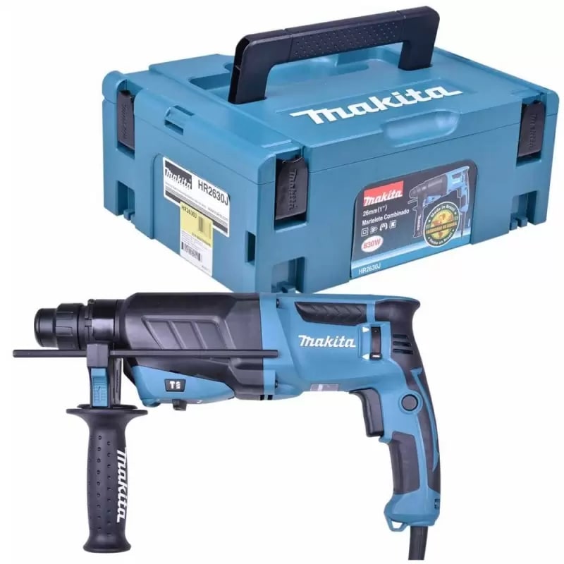 Rotomartillo SDS-Plus 800w / 2.4 J. / 26mm / 3 Func / 2.8Kg + Makpac6