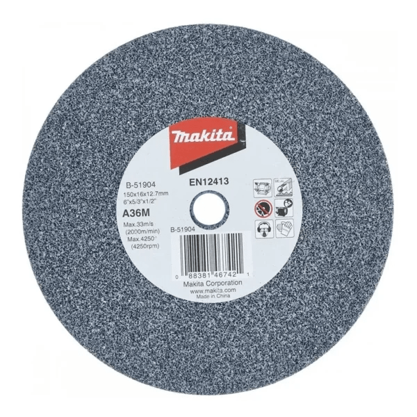 RUEDA ABRASIVA PARA ESMERIL DE BANCO 6