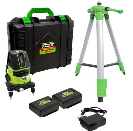 Nivel láser autonivelante 5 líneas verde XCORT 408-2005A1