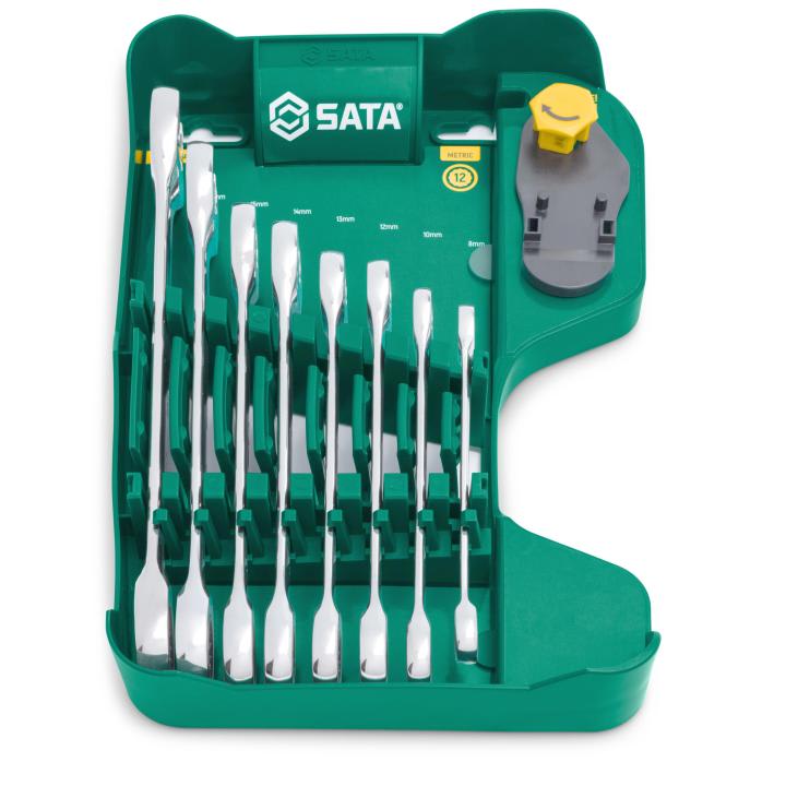 JUEGO DE 8 LLAVES MÉTRICAS DE DOBLE TRINQUETE / ST08007ASJ2