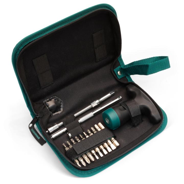 Juego de 24 destornilladores con mango en T y trinquete SATA - ST09341SJ1