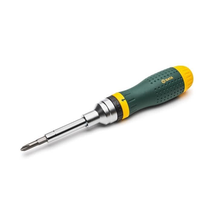 JUEGO DE DESTORNILLADORES TIPO RATCHET MULTIUSOS 19 EN 1 SATA / ST093507