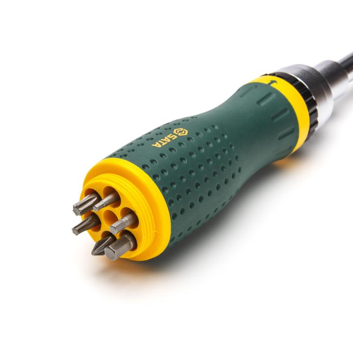 JUEGO DE DESTORNILLADORES TIPO RATCHET MULTIUSOS 19 EN 1 SATA / ST093504