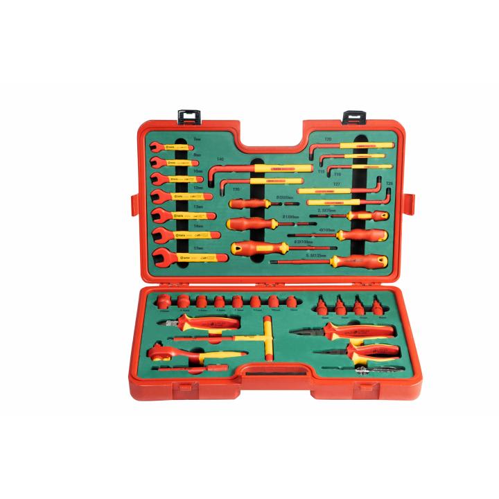 JUEGO DE HERRAMIENTAS MECÁNICAS AISLADAS VDE DE 39 PIEZAS CON ACCIONAMIENTO DE 3/8” / ST099331