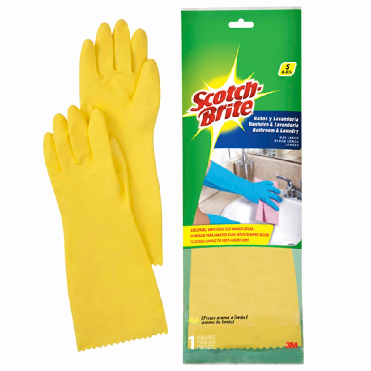GUANTES DE LIMPIEZA TALLA S  SCOTCH - BRITE / 180126L2D1
