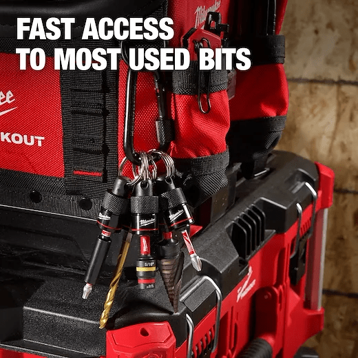 Portabrocas de 5 pzs con mosquetón MILWAUKEE / 48-32-45374