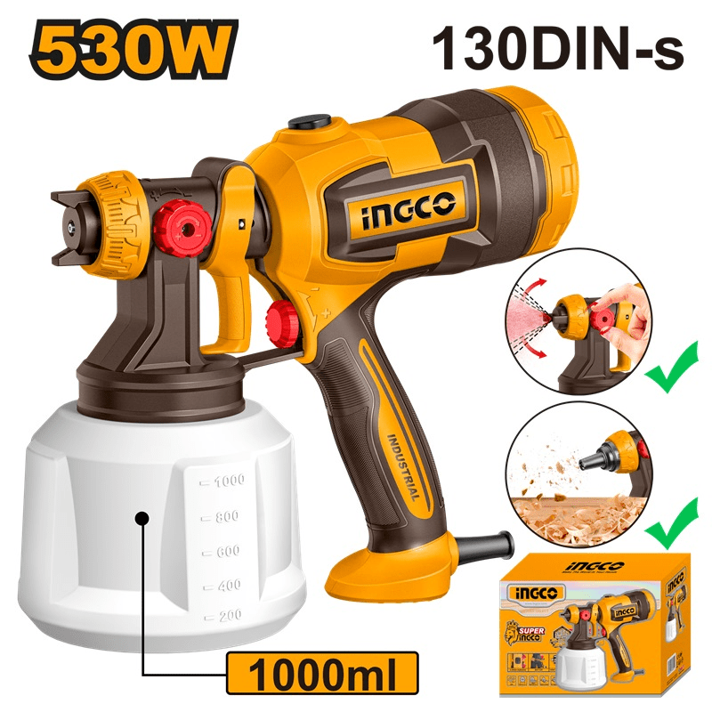 PISTOLA PARA PINTAR CON CONTENEDOR DE 530W - FT - SPG45061