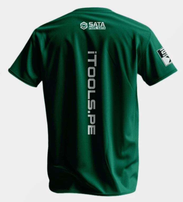 Polo sata papi sata de algodón color verde  - talla S3