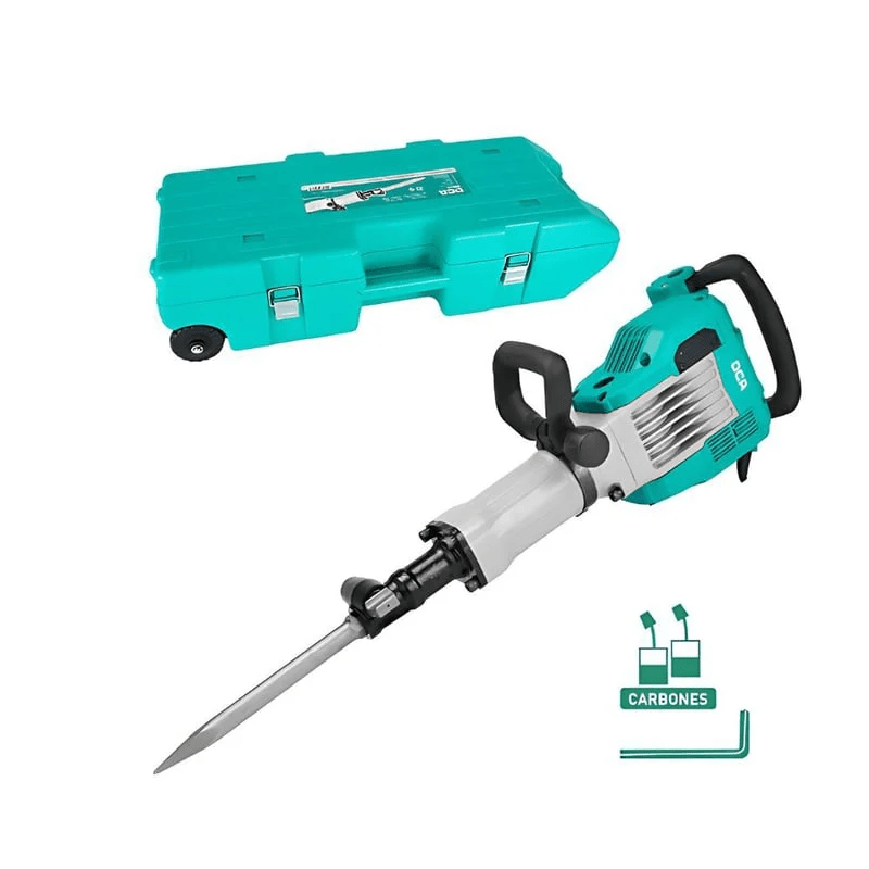 DEMOLEDOR 1700W 44.5J 1300/MIN HEX 30MM + MALETA PARA TRABAJO PESADO DCA / AZG161