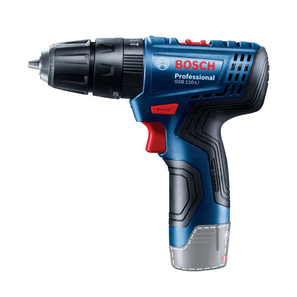 TALADRO ATORNILLADOR GSB 120-LI BARETOOLS BOSCH / 06019G81E41