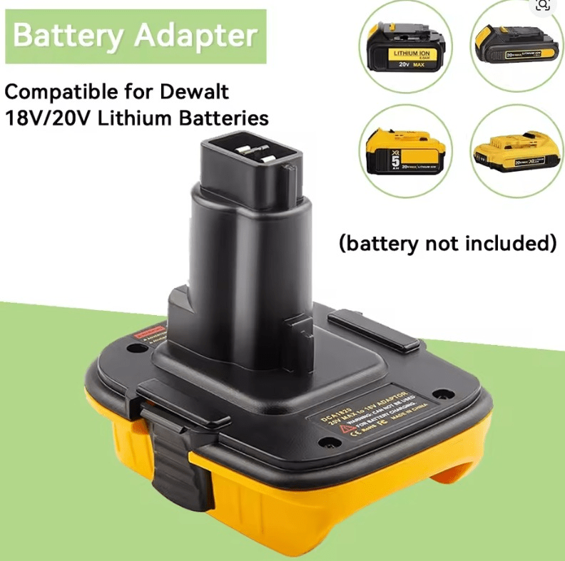 ADAPTADOR DE BATERIA DCB200/DCB201 PARA ATORNILLADOR DC988/DC950 18V - 20V4