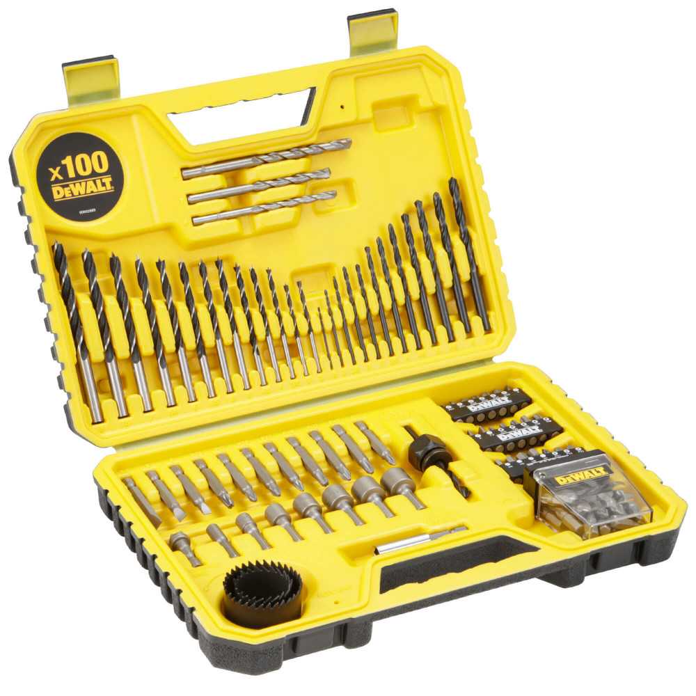 Set Accesorios 100 Piezas Taladrar y Atornillar DeWalt DT71563-QZ6