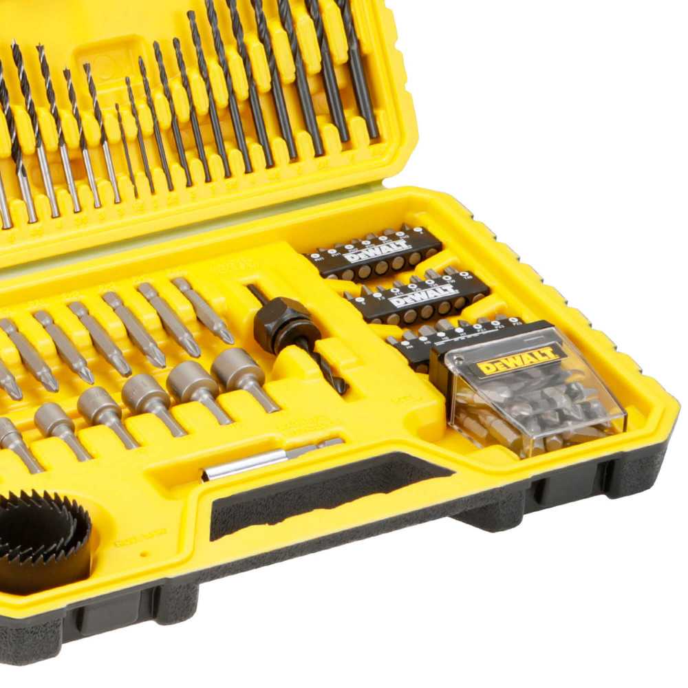 Set Accesorios 100 Piezas Taladrar y Atornillar DeWalt DT71563-QZ4
