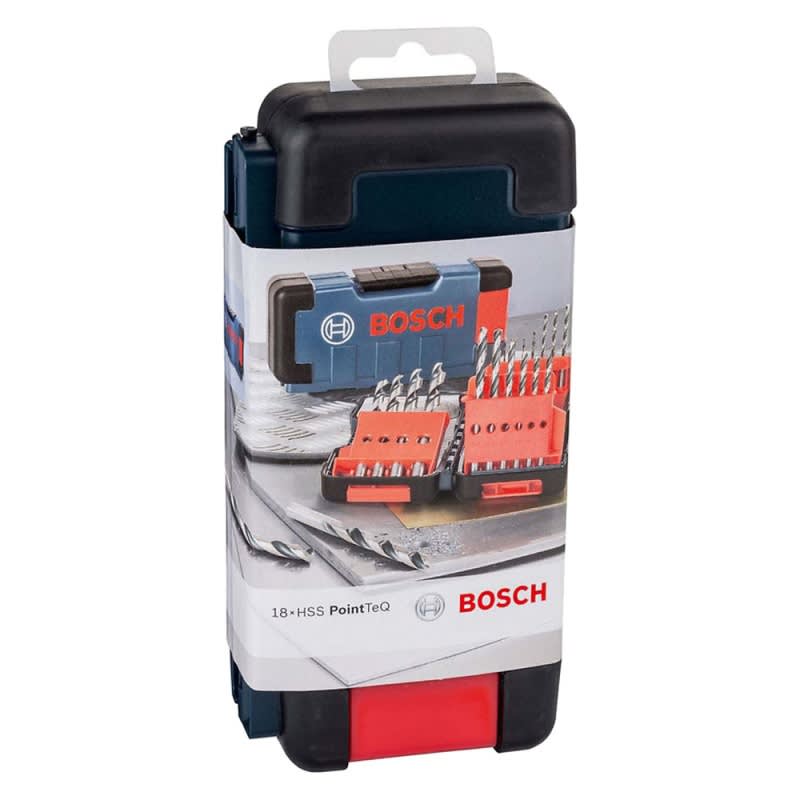 SET BROCAS DE METAL X 18 PIEZAS HSS POINTTEQ BOSCH / 2608577502
