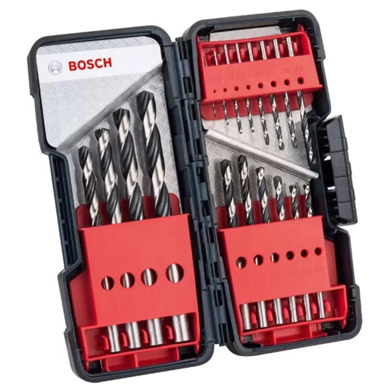 SET BROCAS DE METAL X 18 PIEZAS HSS POINTTEQ BOSCH / 2608577501