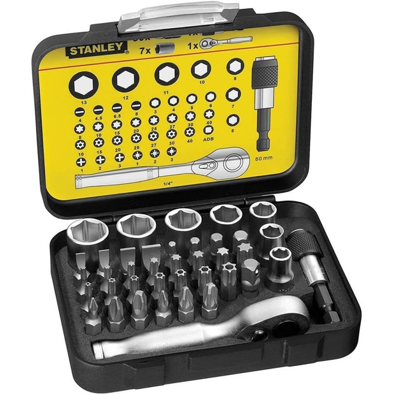 Set de Puntas y Dados para Atornillador de Impacto 39 Piezas Stanley 1-13-9064