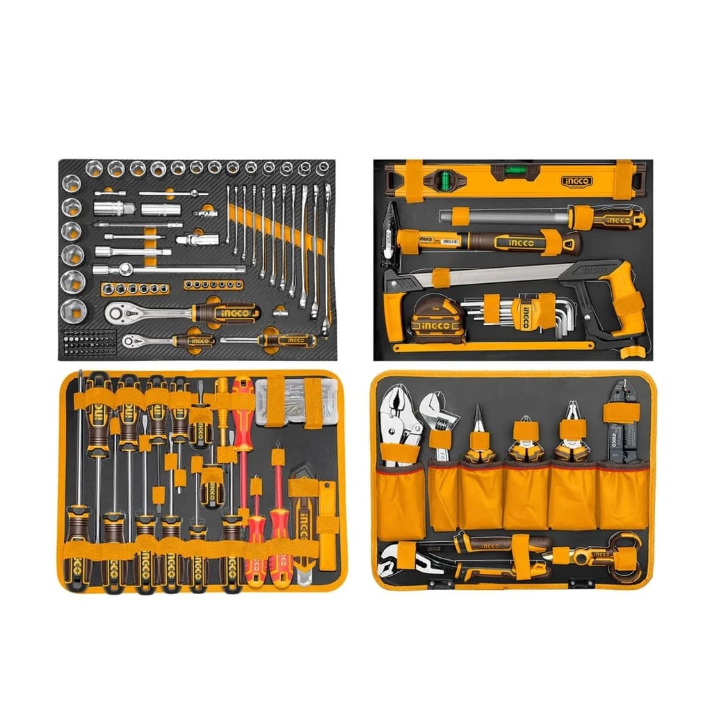 SET DE HERRAMIENTAS MANUALES 228 PIEZAS CON MALETA INGCO / HKTHP522882
