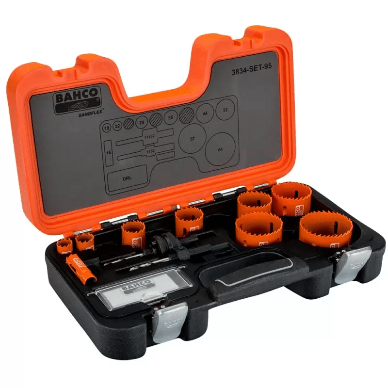 SET SIERRA COPA BIMETALICA  16-64MM 12P 3834-SET-95 BAHCO1