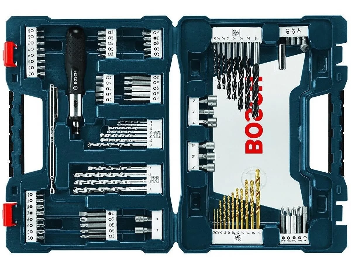 SET X-LINE 91 pz p/taladrar y atorn. azul BOSCH2