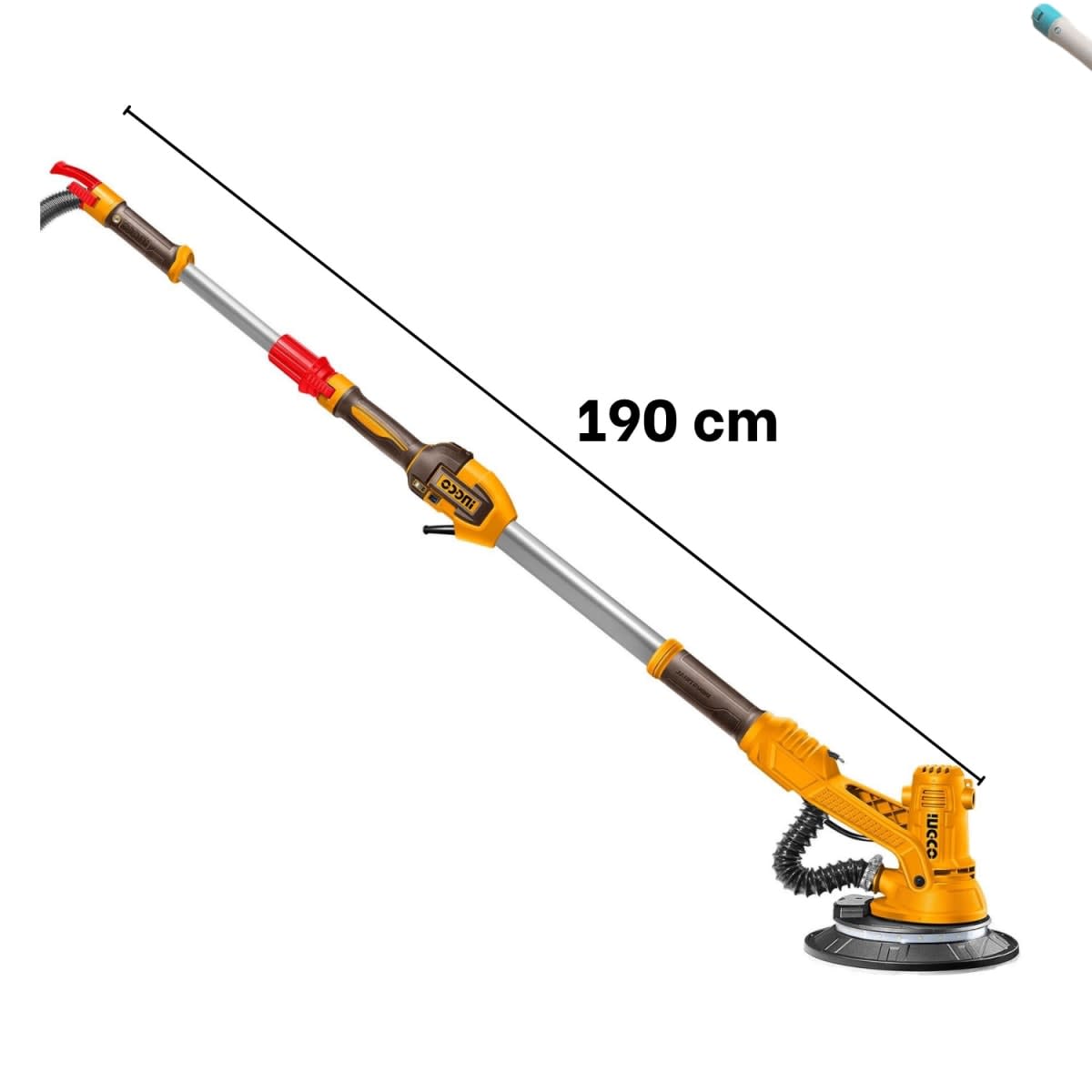 Lijadora de pared y techo Telescópica Industrial 1050w Ingco - DWS1050164