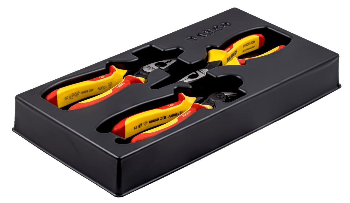 JUEGO DE ALICATES UNIVERSALES AISLADOS ERGO™ (3 PIEZAS) 9897S/31